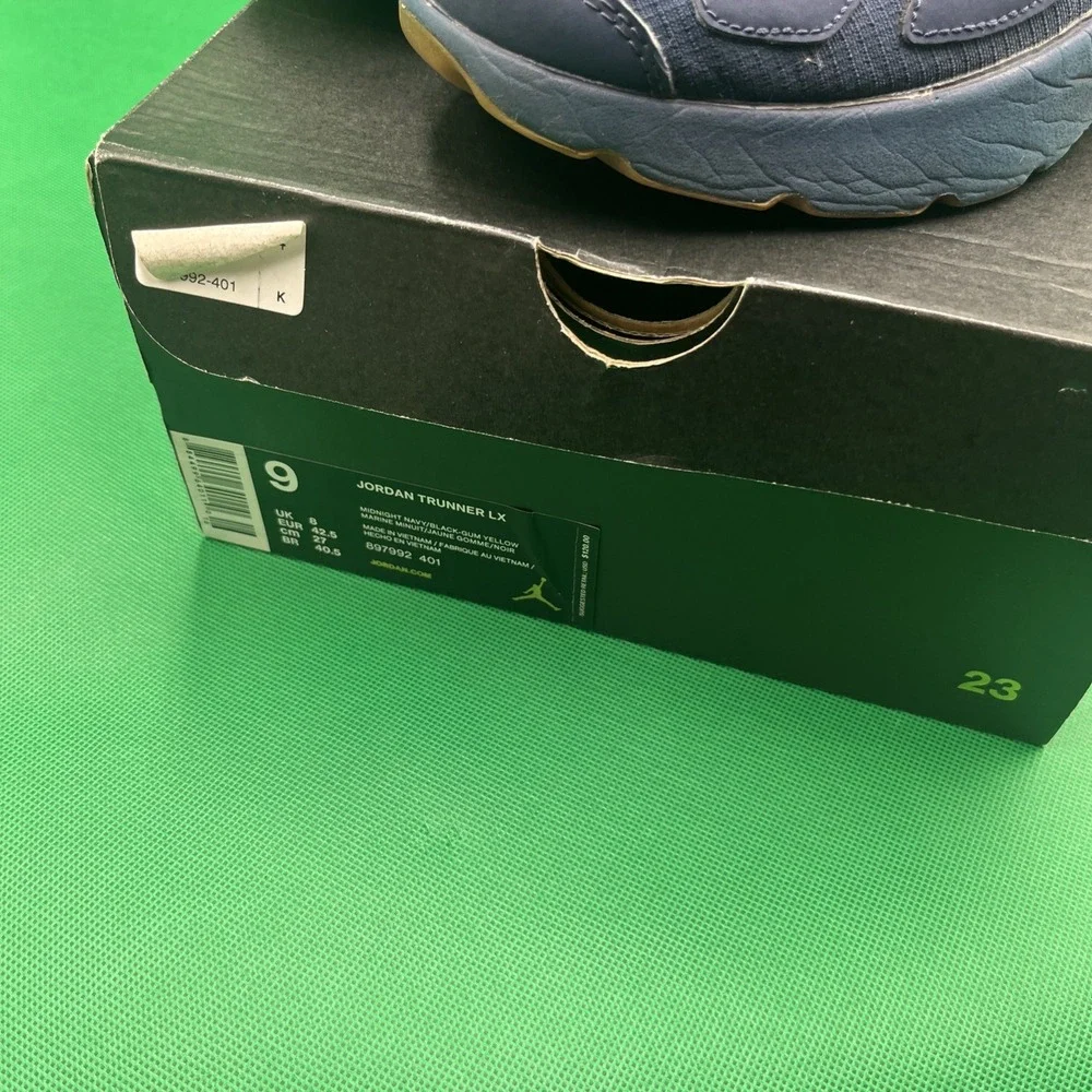 Size‎ 9- Men's Nike Air Jordan Trunner LX Midnight Navy 897992-401